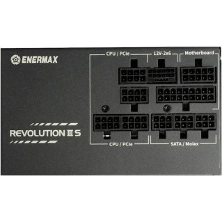 Enermax Revolution III S 1000W Μαύρο Τροφοδοτικό Υπολογιστή Full Modular 80 Plus Platinum