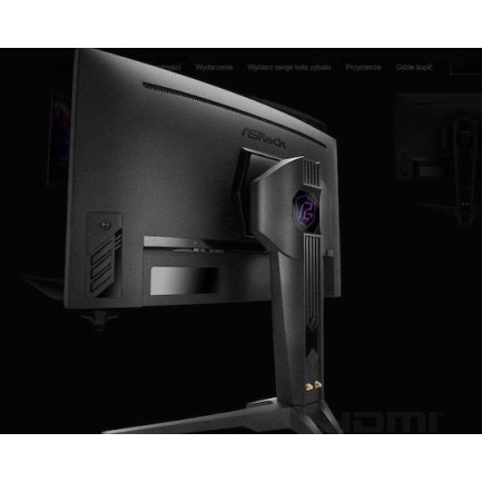 ASRock Phantom Gaming PG27QRT2A VA HDR Curved Gaming Monitor 27