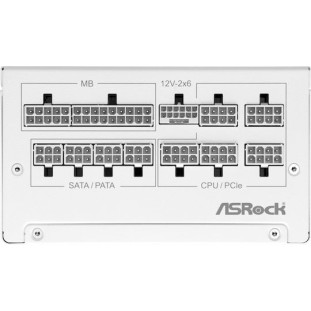 ASRock Steel Legend SL-850GW 850W Λευκό Τροφοδοτικό Υπολογιστή Full Modular 80 Plus Gold