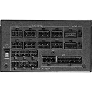 ASRock Taichi TC-1650T 1650W Μαύρο Τροφοδοτικό Υπολογιστή Full Modular 80 Plus Titanium