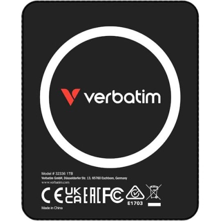 Verbatim Snapback Ultra Slim USB-C Εξωτερικός SSD 1TB 2.5