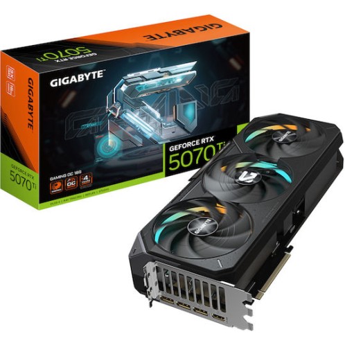Gigabyte GeForce RTX 5070 Ti 16GB GDDR7 GAMING OC Κάρτα Γραφικών
