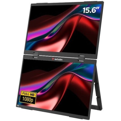 Verbatim B51261461 IPS HDR Φορητό Monitor 15.6