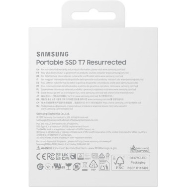 Samsung T7 Resurrected USB 3.2 Εξωτερικός SSD 2TB 2.5