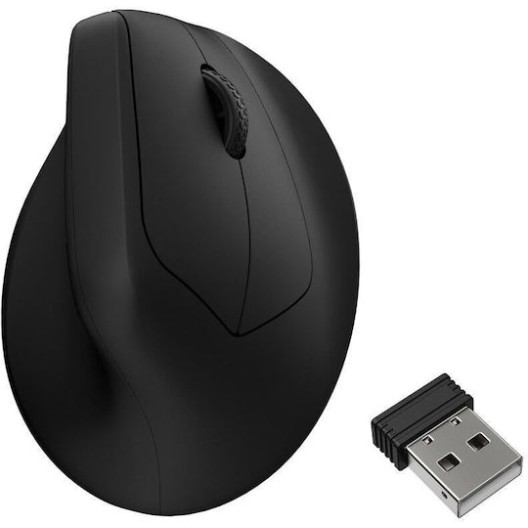 Keychron M5 M5-A23 Ασύρματο Εργονομικό Vertical Ποντίκι Μαύρο