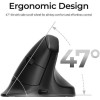 Keychron M5 M5-A23 Ασύρματο Εργονομικό Vertical Ποντίκι Μαύρο