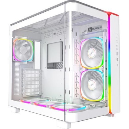 Montech King 95 Pro Midi Tower Κουτί Υπολογιστή με Πλαϊνό Παράθυρο Λευκό