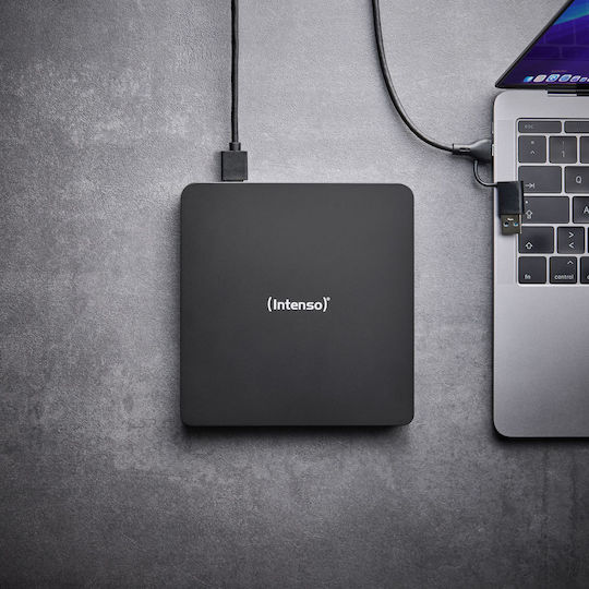Intenso External Dvdrw 5401400 Eod 400d Slim Usb 3.2 Gen 1×1 Black