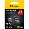Intenso microSDXC 512GB Class 10 UHS-I 30MB/s με αντάπτορα