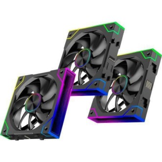 Xilence XF073 Case Fan 125mm με ARGB Φωτισμό και Σύνδεση 3-Pin / 4-Pin PWM 3τμχ