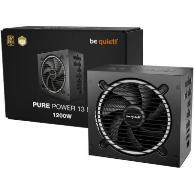 Be Quiet Pure Power 13 M 1200W Μαύρο Τροφοδοτικό Υπολογιστή Full Modular 80 Plus Gold