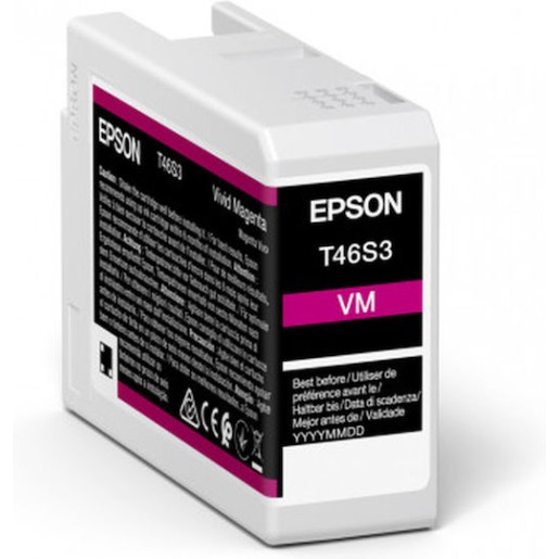 Epson UltraChrome PRO 46S30N Γνήσιο Μελάνι Εκτυπωτή InkJet Vivid Ματζέντα (C13T46S30N)