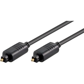 Goobay Optical Audio Cable TOS male - TOS male Μαύρο 2m (50565)