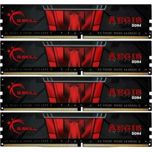 G.Skill Aegis DDR4 DDR4 64GB RAM με 4x16GB Modules και Ταχύτητα 3200 για Desktop
