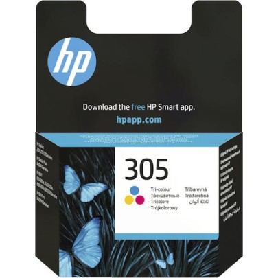 HP 305 Γνήσιο Μελάνι Εκτυπωτή InkJet Πολλαπλό (Color) (3YM60AE)