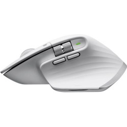 Logitech MX Master 3S Ασύρματο Εργονομικό Bluetooth Ποντίκι Pale Gray