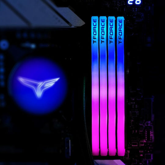 TeamGroup Delta RGB DDR5 32GB RAM με 2x16GB Modules και Ταχύτητα 6000 για Desktop