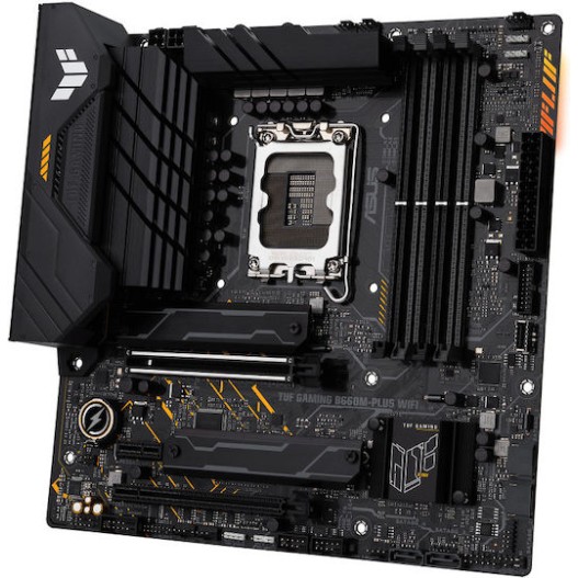 Asus TUF Gaming B660M-PLUS WIFI Motherboard Micro ATX με Intel 1700 Socket 90MB1AZ0-M0EAY0
