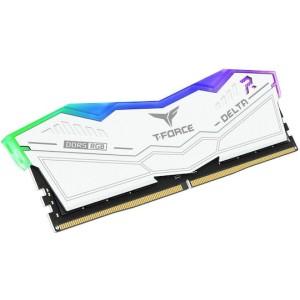 TeamGroup Delta RGB White DDR5 64GB RAM με 2x32GB Modules και Ταχύτητα 6000 για Desktop
