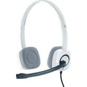 Logitech H150 On Ear Multimedia Ακουστικά με μικροφωνο και σύνδεση 3.5mm Jack σε Λευκό χρώμα