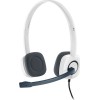 Logitech H150 On Ear Multimedia Ακουστικά με μικροφωνο και σύνδεση 3.5mm Jack σε Λευκό χρώμα