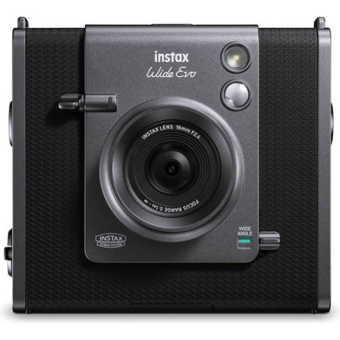 Fujifilm Instax Wide Evo Instant Φωτογραφική Μηχανή Black