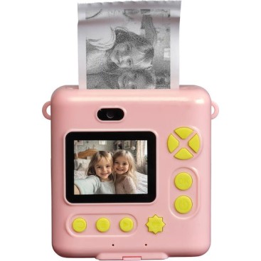 Denver KPC-1363RO Παιδική Φωτογραφική Μηχανή 20MP Full HD (1080p) με Θερμική Εκτύπωση Ροζ