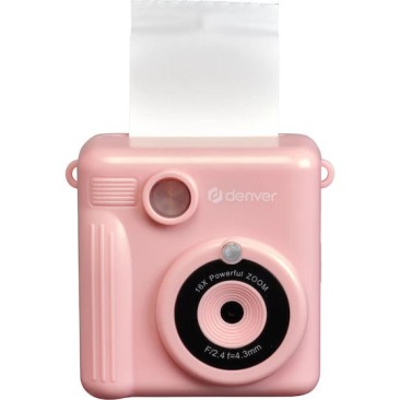 Denver KPC-1363RO Παιδική Φωτογραφική Μηχανή 20MP Full HD (1080p) με Θερμική Εκτύπωση Ροζ