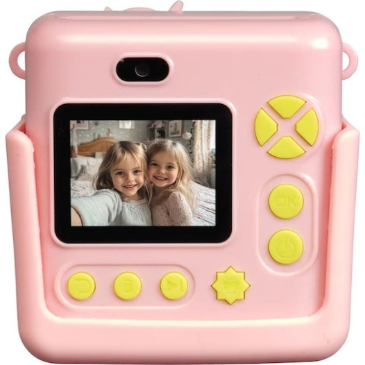 Denver KPC-1363RO Παιδική Φωτογραφική Μηχανή 20MP Full HD (1080p) με Θερμική Εκτύπωση Ροζ