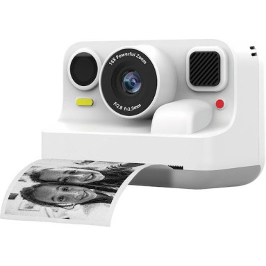 Denver KPC-1374BTW Παιδική Φωτογραφική Μηχανή 48MP Full HD (1080p) με Θερμική Εκτύπωση Λευκή