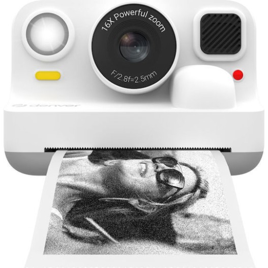 Denver KPC-1374BTW Παιδική Φωτογραφική Μηχανή 48MP Full HD (1080p) με Θερμική Εκτύπωση Λευκή