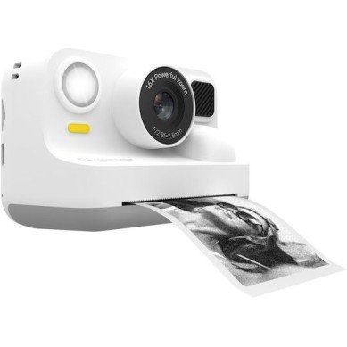 Denver KPC-1374BTW Παιδική Φωτογραφική Μηχανή 48MP Full HD (1080p) με Θερμική Εκτύπωση Λευκή