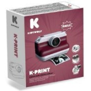 Kidywolf KDW-182693 Παιδική Φωτογραφική Μηχανή με Θερμική Εκτύπωση Κόκκινη