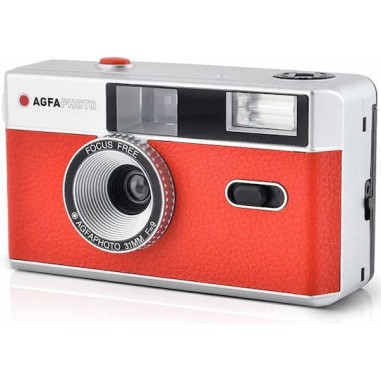AgfaPhoto Analogue 35mm Compact Φωτογραφική Μηχανή Κόκκινη