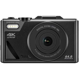 EasyPix V64 Flip Compact Φωτογραφική Μηχανή Μαύρη