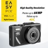 EasyPix V64 Flip Compact Φωτογραφική Μηχανή Μαύρη
