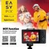 EasyPix V64 Flip Compact Φωτογραφική Μηχανή Μαύρη