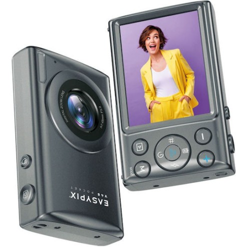 EasyPix V48 Compact Φωτογραφική Μηχανή Γκρι