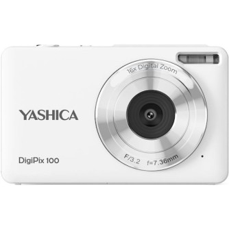 Yashica DigiPix Compact Φωτογραφική Μηχανή 44MP Full HD (1080p) Οπτικού Ζουμ 16x Λευκή