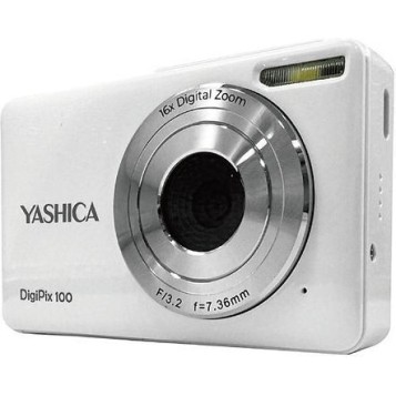 Yashica DigiPix Compact Φωτογραφική Μηχανή 44MP Full HD (1080p) Οπτικού Ζουμ 16x Λευκή