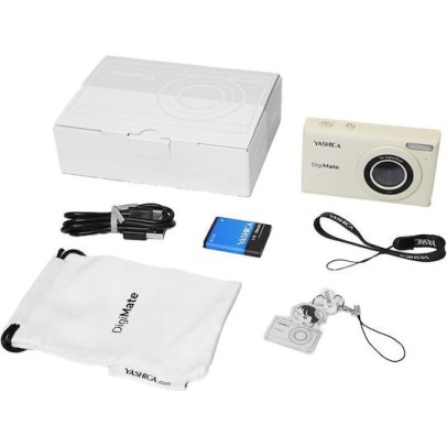 Yashica DigiMate Compact Φωτογραφική Μηχανή 8MP Μπεζ
