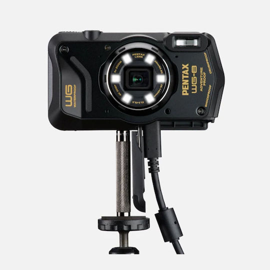 Ricoh Pentax WG-8 Compact Φωτογραφική Μηχανή 20MP Οπτικού Ζουμ 5x με Οθόνη 3