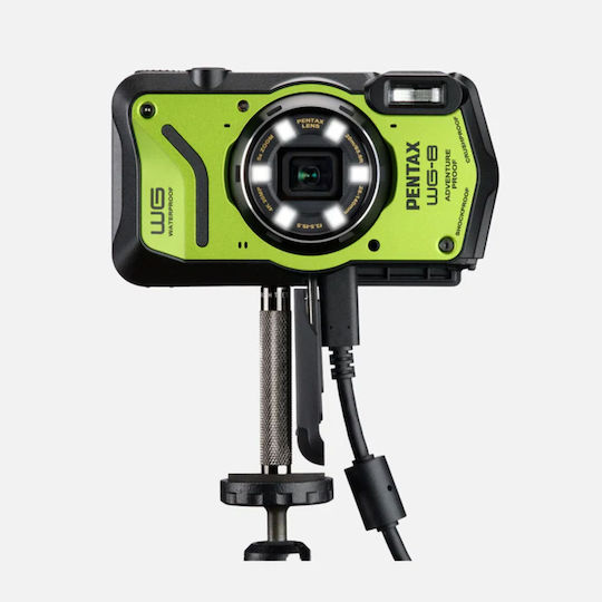 Ricoh Pentax WG-8 Compact Φωτογραφική Μηχανή 20MP Οπτικού Ζουμ 5x με Οθόνη 3