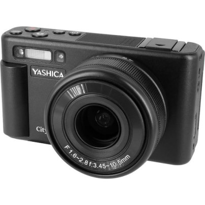 Yashica City 100 Compact Φωτογραφική Μηχανή 64MP Οπτικού Ζουμ 3x Μαύρη