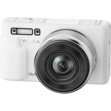 Yashica City 200 Compact Φωτογραφική Μηχανή Οπτικού Ζουμ 10x Λευκή