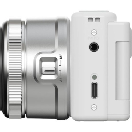 Yashica City 200 Compact Φωτογραφική Μηχανή Οπτικού Ζουμ 10x Λευκή