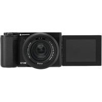 AgfaPhoto Realishot C130 Compact Φωτογραφική Μηχανή 24MP 4K UHD Οπτικού Ζουμ 10x Μαύρη
