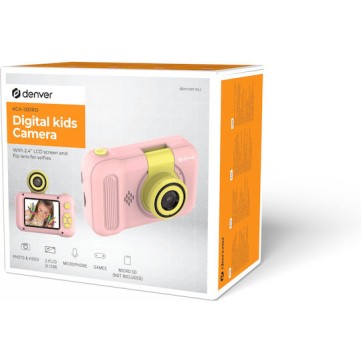 Denver KCA-1351RO Compact Φωτογραφική Μηχανή Full HD (1080p) Ροζ