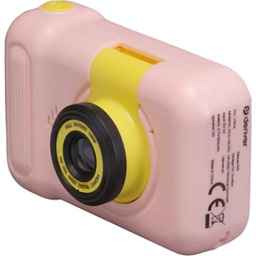 Denver KCA-1351RO Compact Φωτογραφική Μηχανή Full HD (1080p) Ροζ