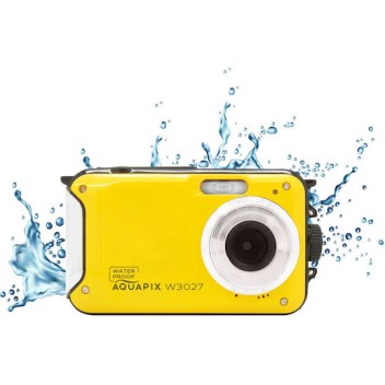 EasyPix W3027 Compact Φωτογραφική Μηχανή 5MP Full HD (1080p) Οπτικού Ζουμ 4x Κίτρινη
